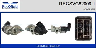Válvula EGR Jeep GRAND CHEROKEE III · Dodge NITRO · Jeep CHEROKEE