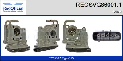 Válvula EGR Toyota RAV 4 III · Toyota AURIS · Toyota COROLLA Saloon