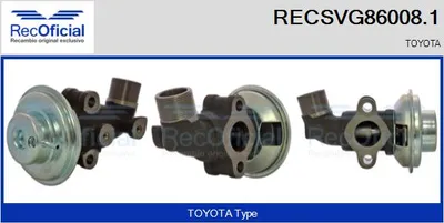 Válvula EGR Toyota COROLLA · Toyota COROLLA Liftback · Toyota COROLLA Compact