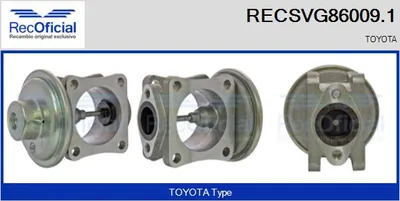Válvula EGR Toyota LAND CRUISER · Toyota LAND CRUISER Hardtop · Toyota LAND CRUISER Pick-up