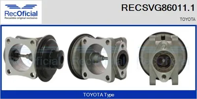 Válvula EGR Toyota LAND CRUISER 100