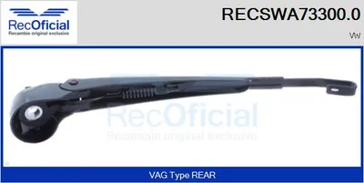 Brazo del limpiaparabrisas, lavado de parabrisas Vw GOLF IV · Vw GOLF V