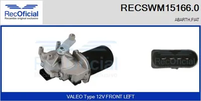 Motor del limpiaparabrisas Fiat GRANDE PUNTO · Fiat PUNTO EVO · Fiat PUNTO Hatchback Van
