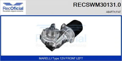 Motor del limpiaparabrisas Fiat GRANDE PUNTO · Fiat LINEA · Abarth GRANDE PUNTO
