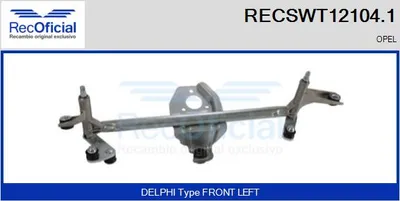 Varillaje de limpiaparabrisas Opel COMBO Box Body/MPV · Opel CORSA C Hatchback Van · Opel COMBO Tour