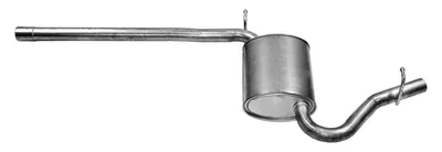 silenciador del medio Audi A4 B6 · Audi A4 B6 Avant · Audi A4 B7