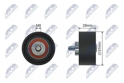Polea inversión/guía, correa distribución Alfa Romeo 145 · Alfa Romeo 155 · Alfa Romeo 146
