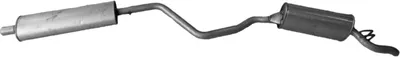Silenciador central/posterior Fiat PUNTO · Fiat PUNTO Convertible · Fiat PUNTO Van