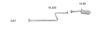 Sistema de gases de escape Nissan MICRA II