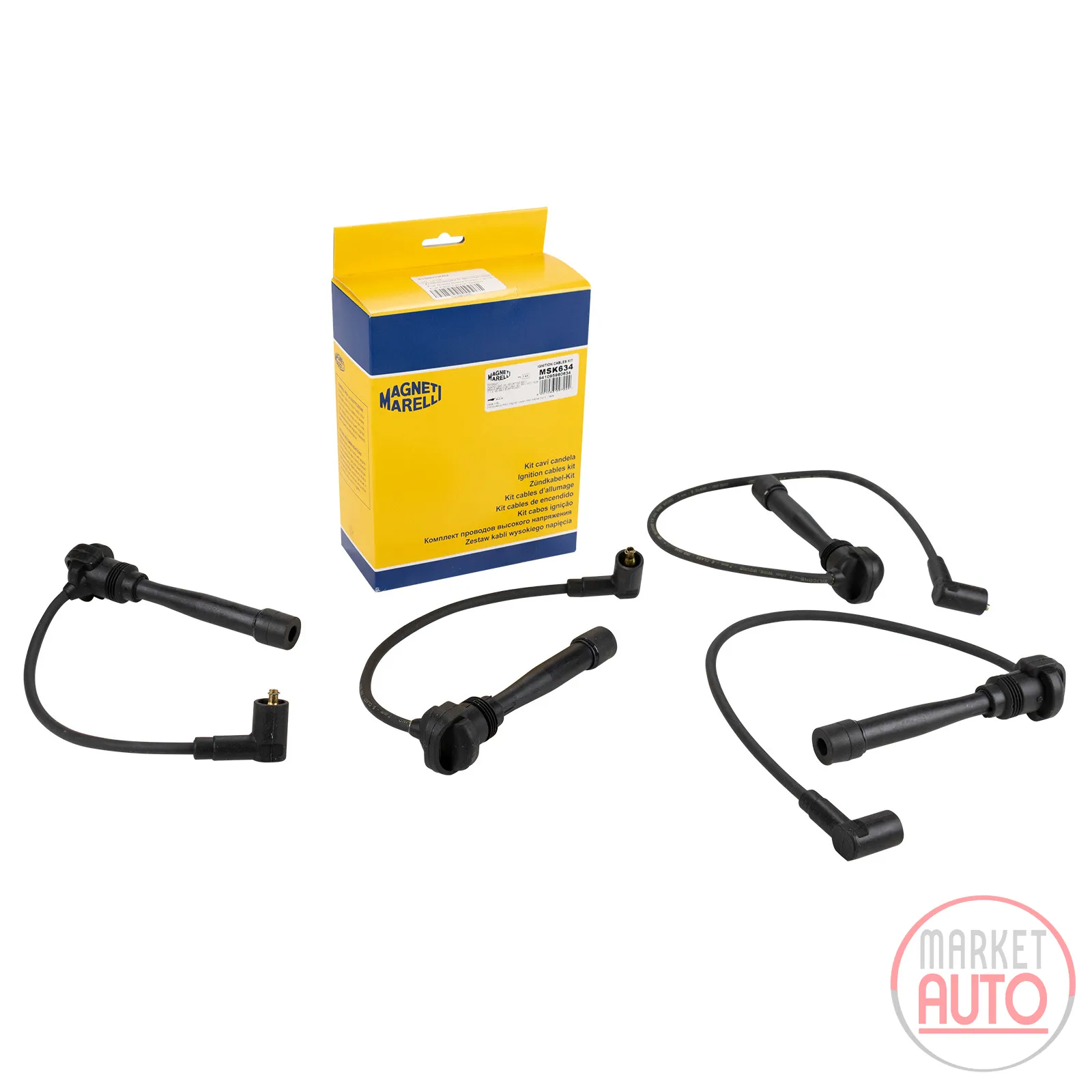 Zündkabelsatz für Blockzündspule Magneti Marelli