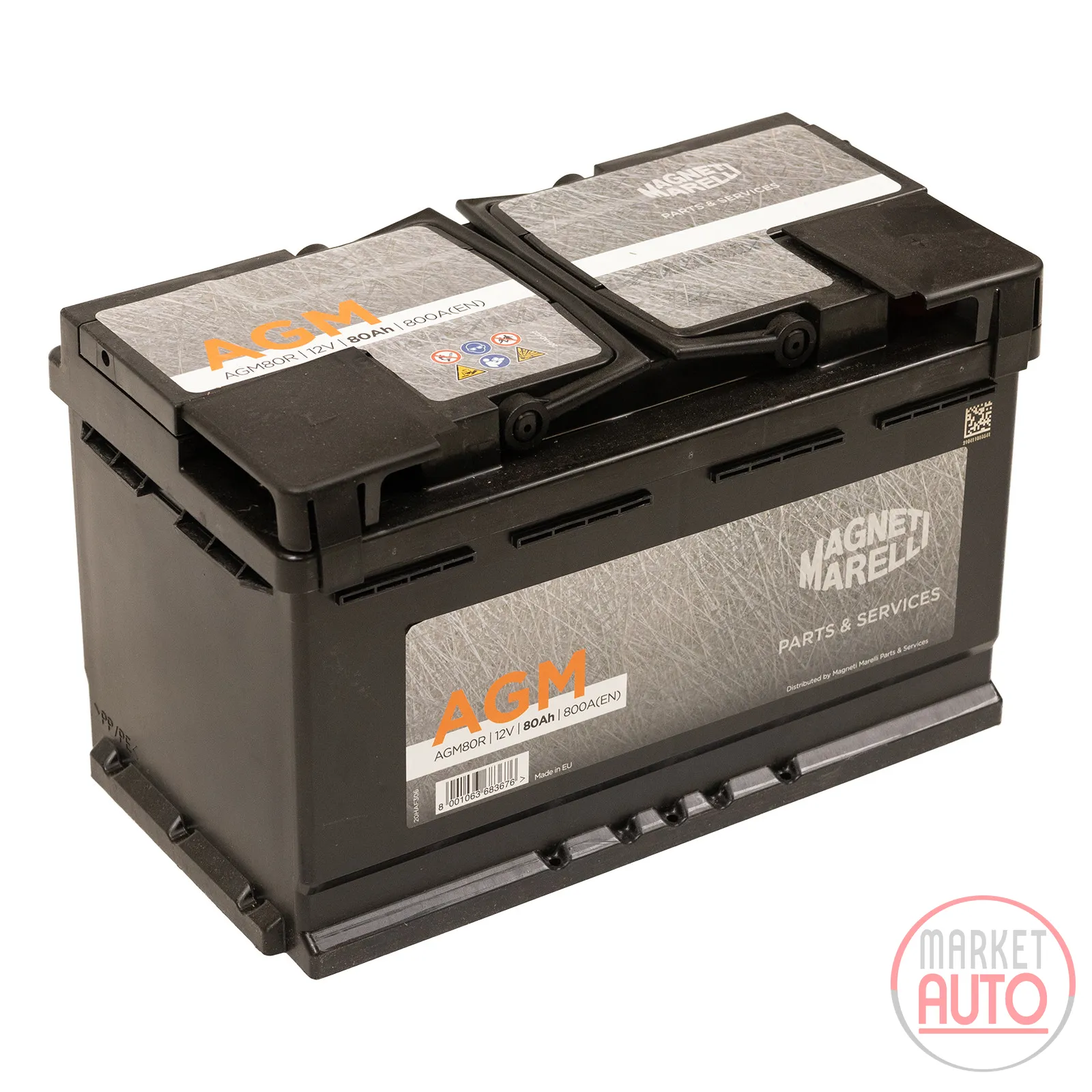 AGM Batterie 80AH 800A AGM80R