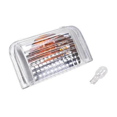 Blinkerkappe links im Spiegel für 16 Watt Blinker + Glassockellampe 16W Birne