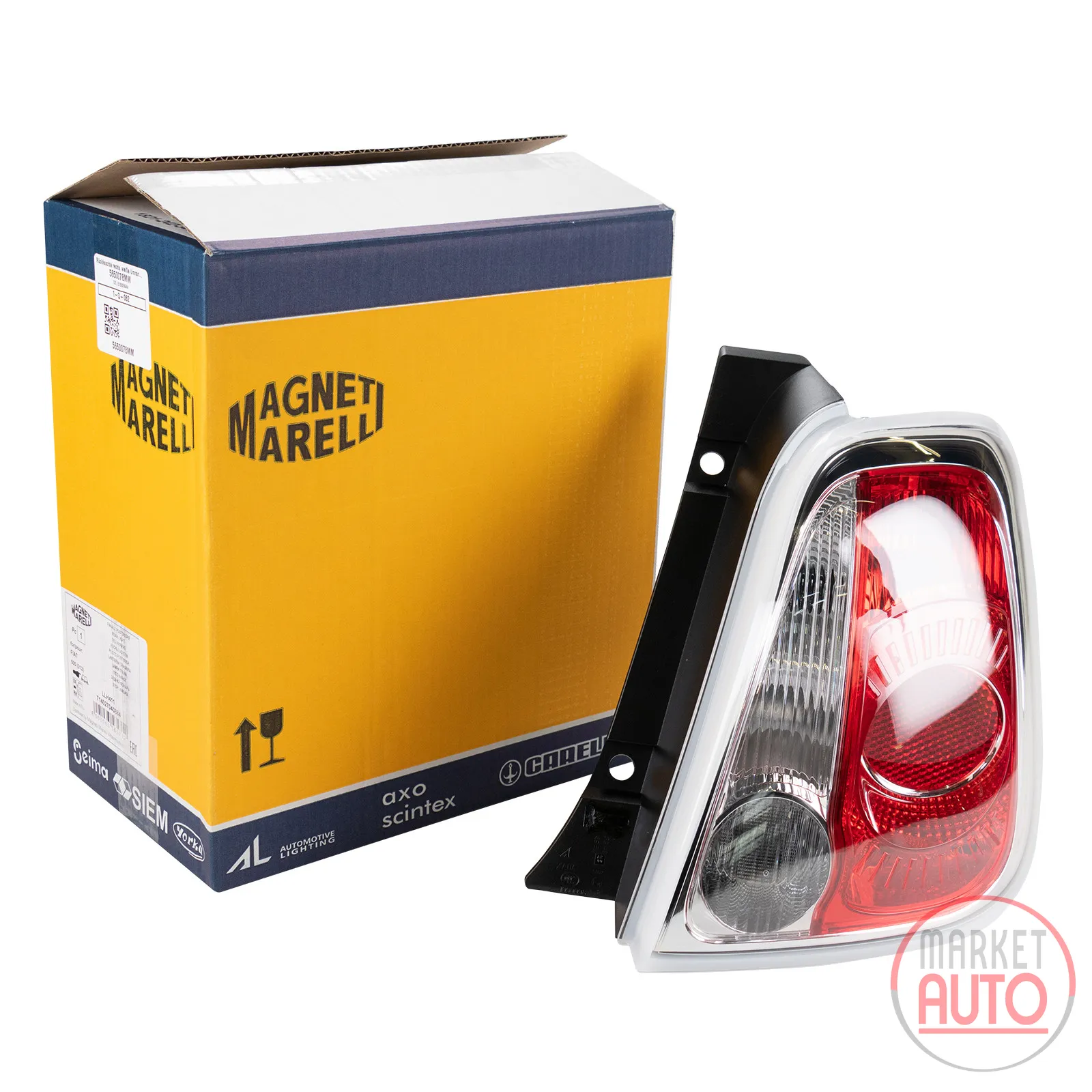 Rückleuchte rechts weiße Umrandung Magneti Marelli