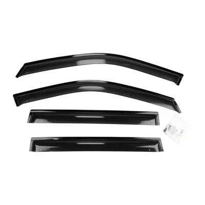 Windabweiser Fensterscheiben 4er Set gentönem Acryglas