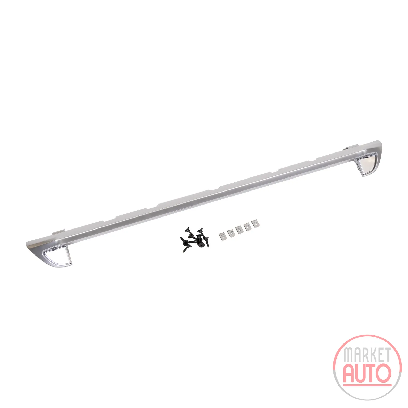Spoiler für Stoßstange vorne Silber