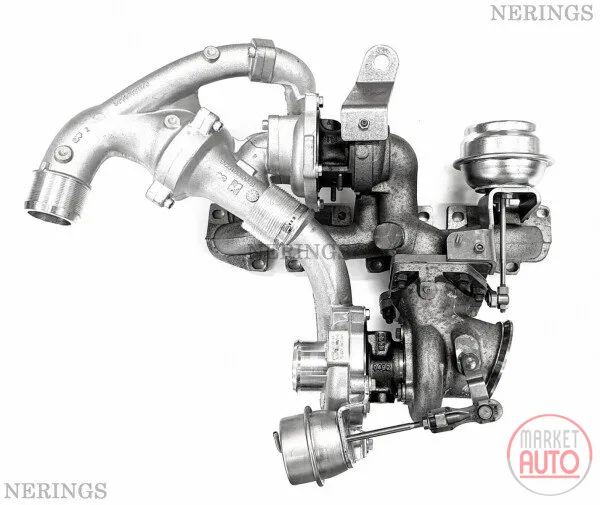 Twinturbo turbocharger Remanufactured (KKK)