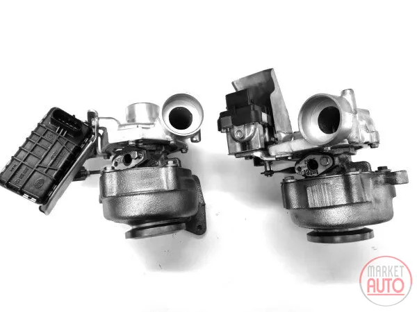 Turbocharger Remanufactured-SET (GARRETT-RIGHT + LEFT SIDE)