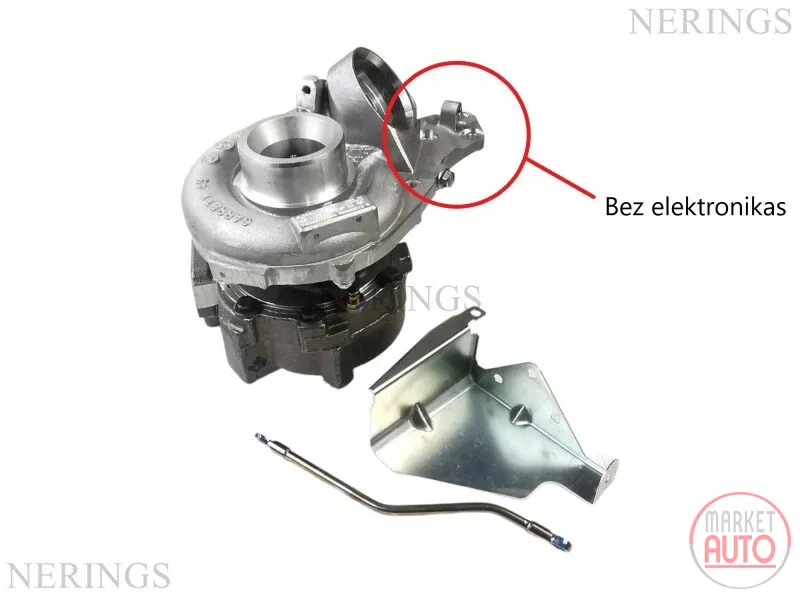 Turbocharger new (without electronics (Garrett-OEM)-NLMR