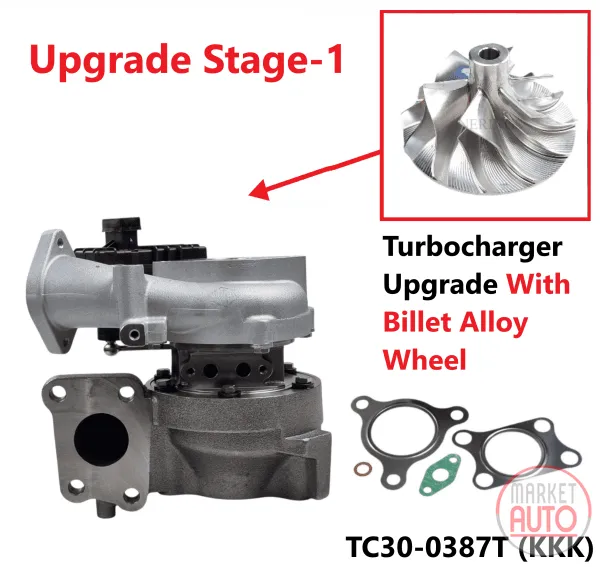 Turbocharger new with billet wings -NRGS