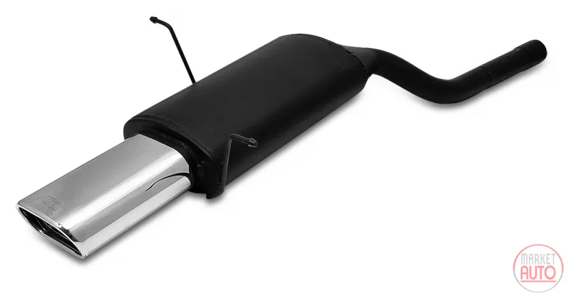Terminal de escape deportivo BMW E46 6 cyl single inlet pipe, jedna rura dolotowa