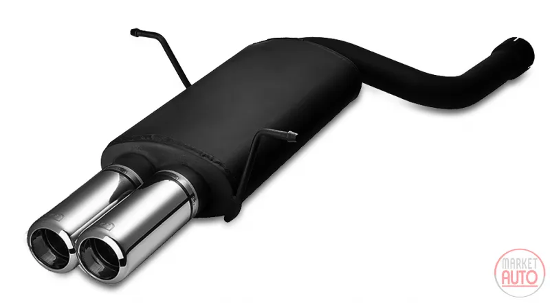 Terminal de escape deportivo BMW E46 6 cyl single inlet pipe, jedna rura dolotowa