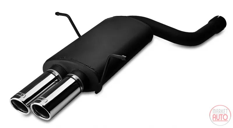 Terminal de escape deportivo BMW E46 6 cyl single inlet pipe, jedna rura dolotowa